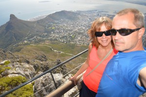 På toppen av Table Mountain